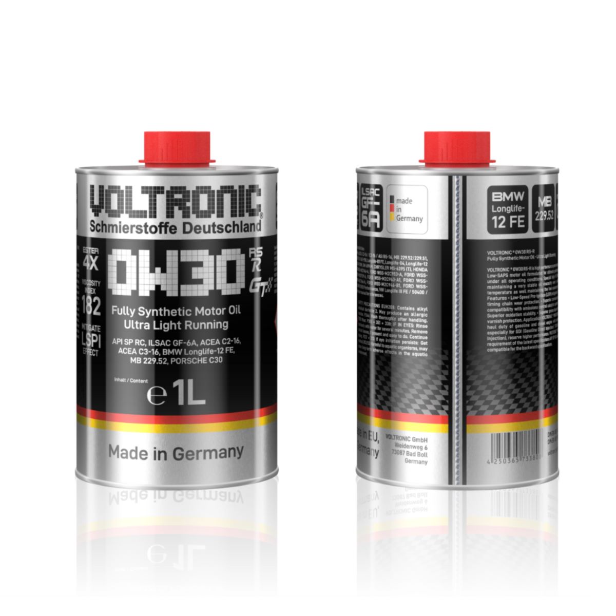 Nhớt Tổng Hợp Voltronic 0W30 Rs-R Fully Synthetic Motor Oil 1L