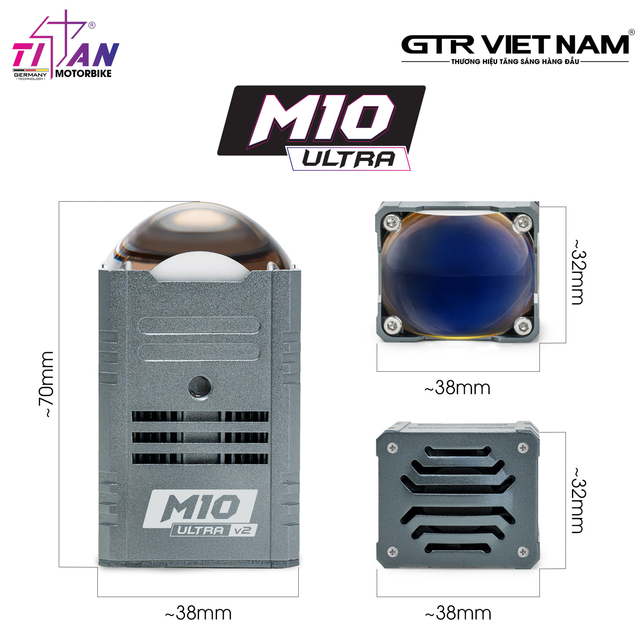 ĐÈN TRỢ SÁNG M10 ULTRA V2