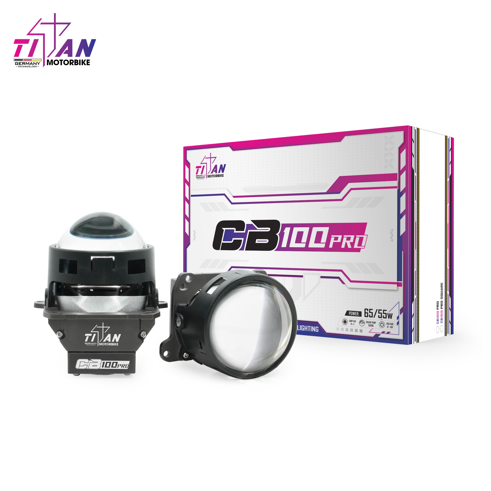 BI LED TITAN MOTO CB100 PRO