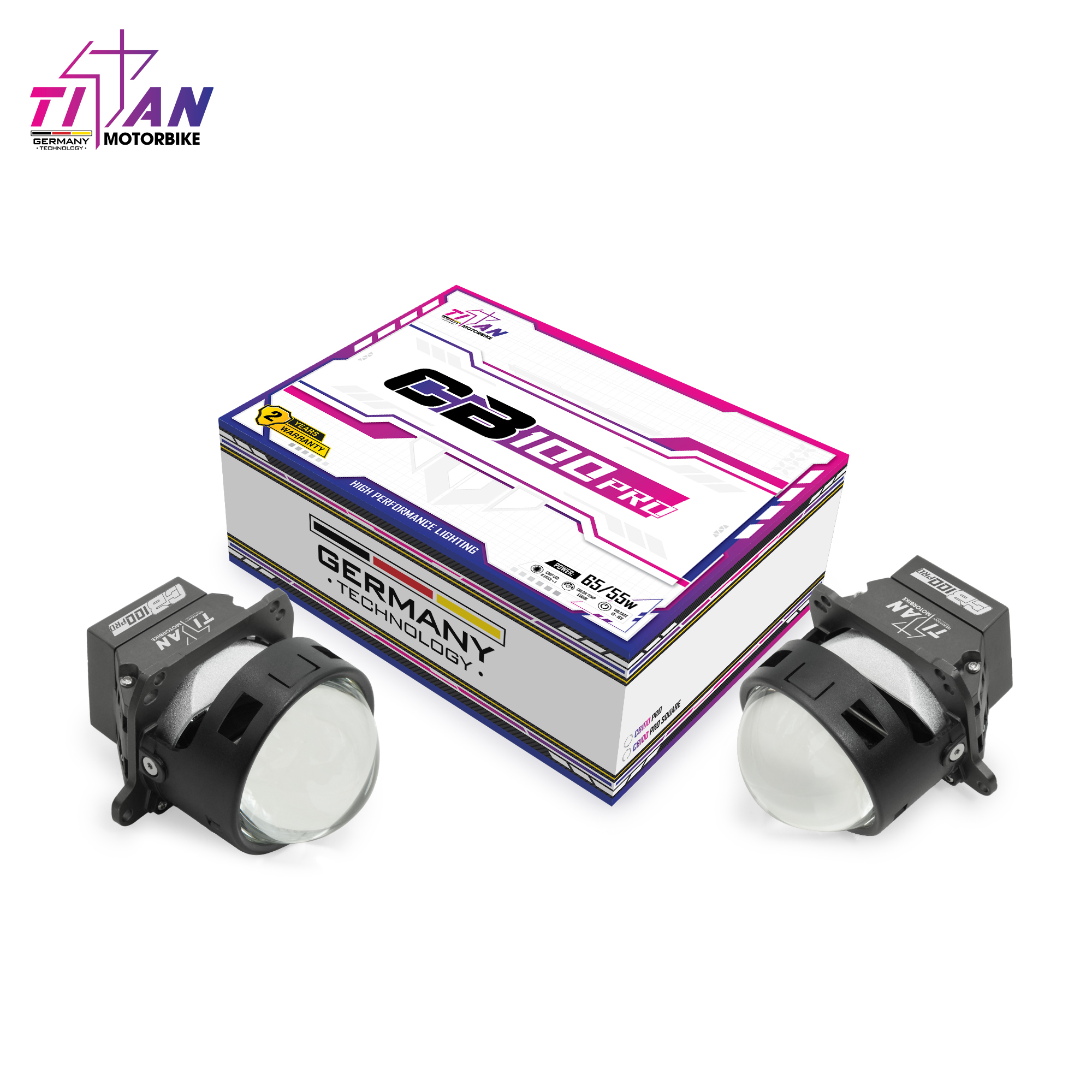 BI LED TITAN MOTO CB100 PRO