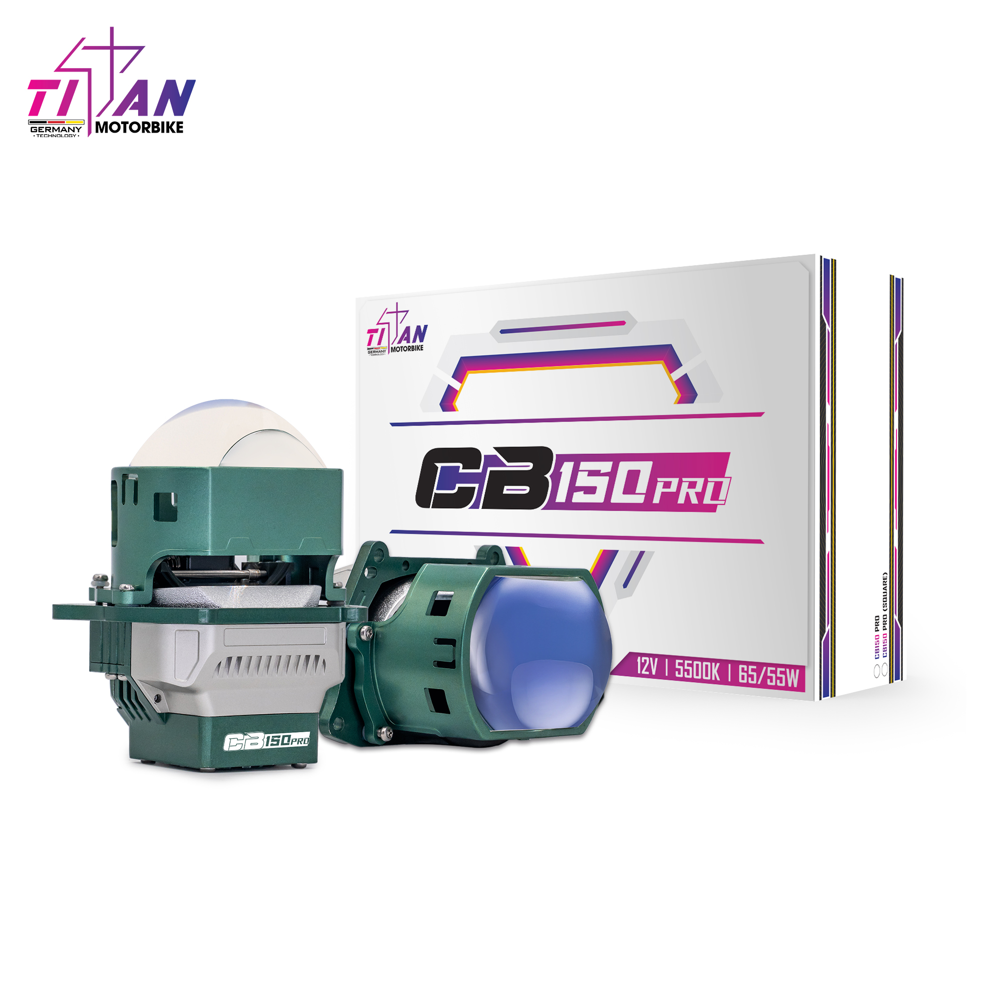 BI LED TITAN MOTO CB150 PRO SQUARE