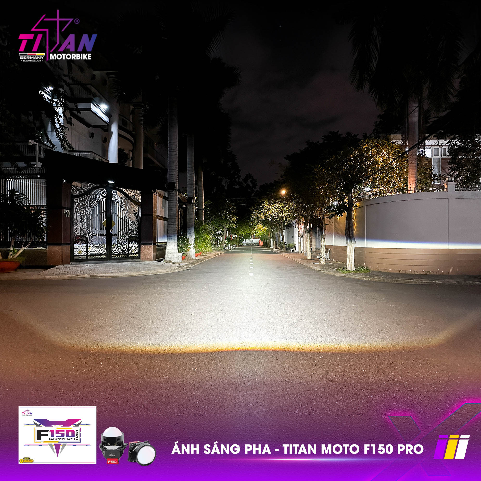 BI LED TITAN MOTO F150 PRO