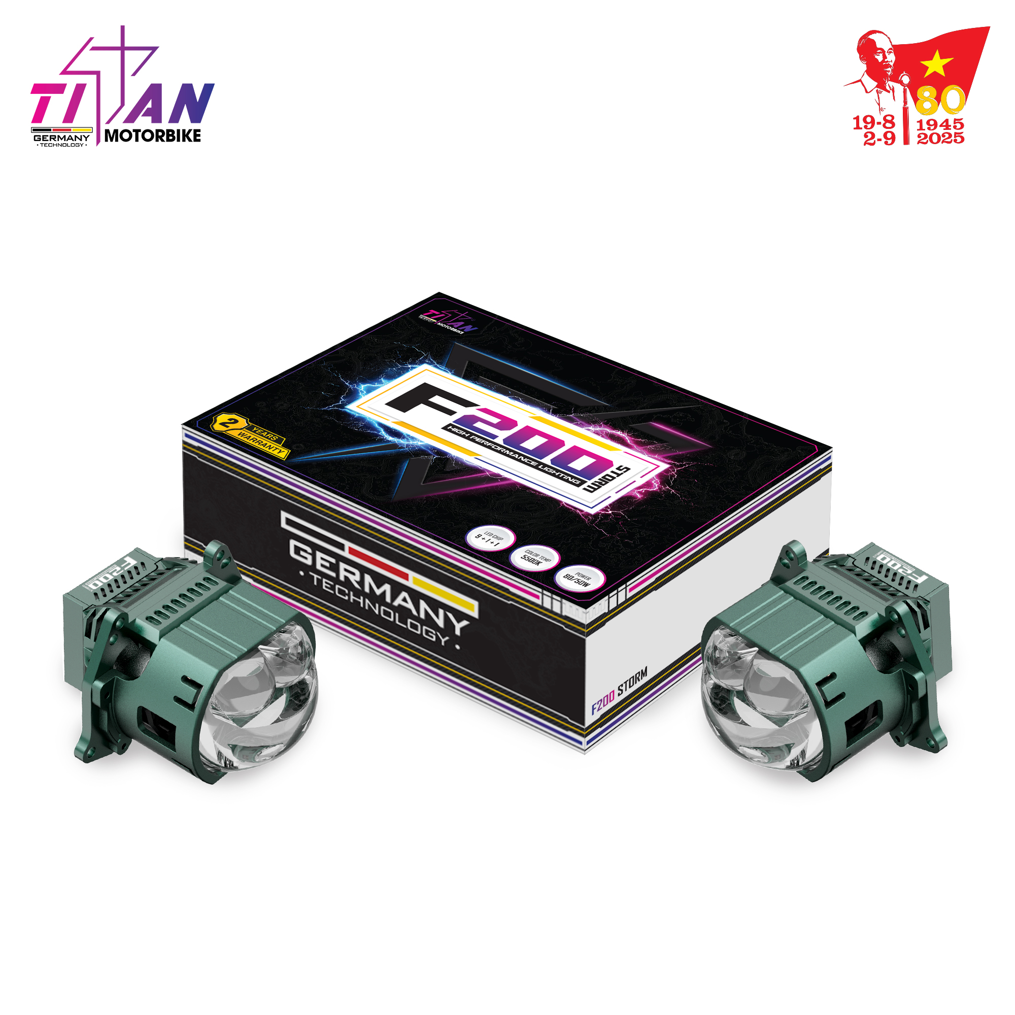 BI LED TITAN MOTO F200 STORM
