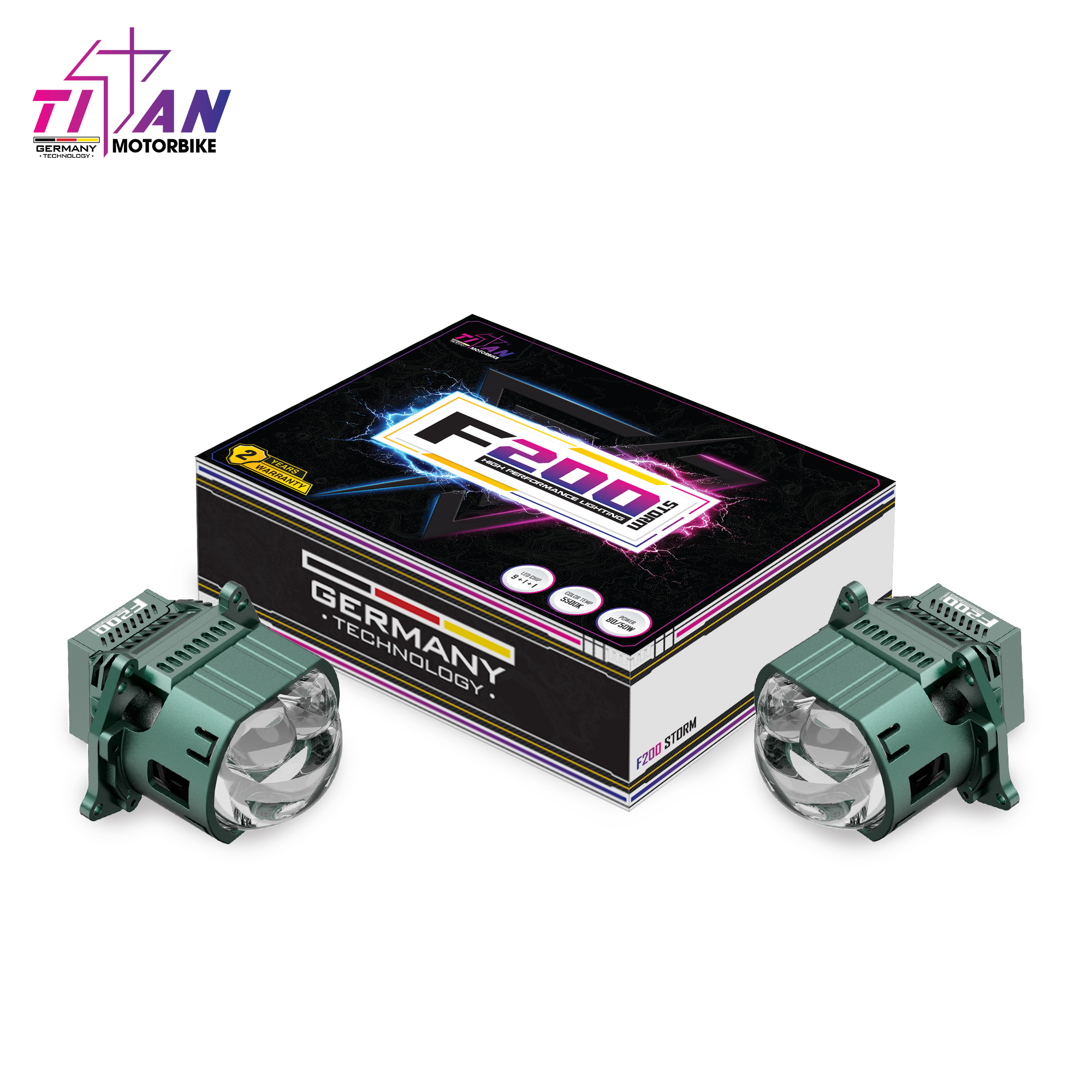 BI LED TITAN MOTO F200 STORM