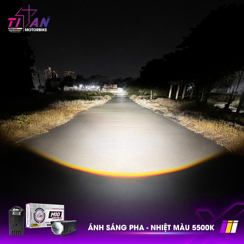 Đèn gầm dạng rời Titan Moto M10 Ultra V3