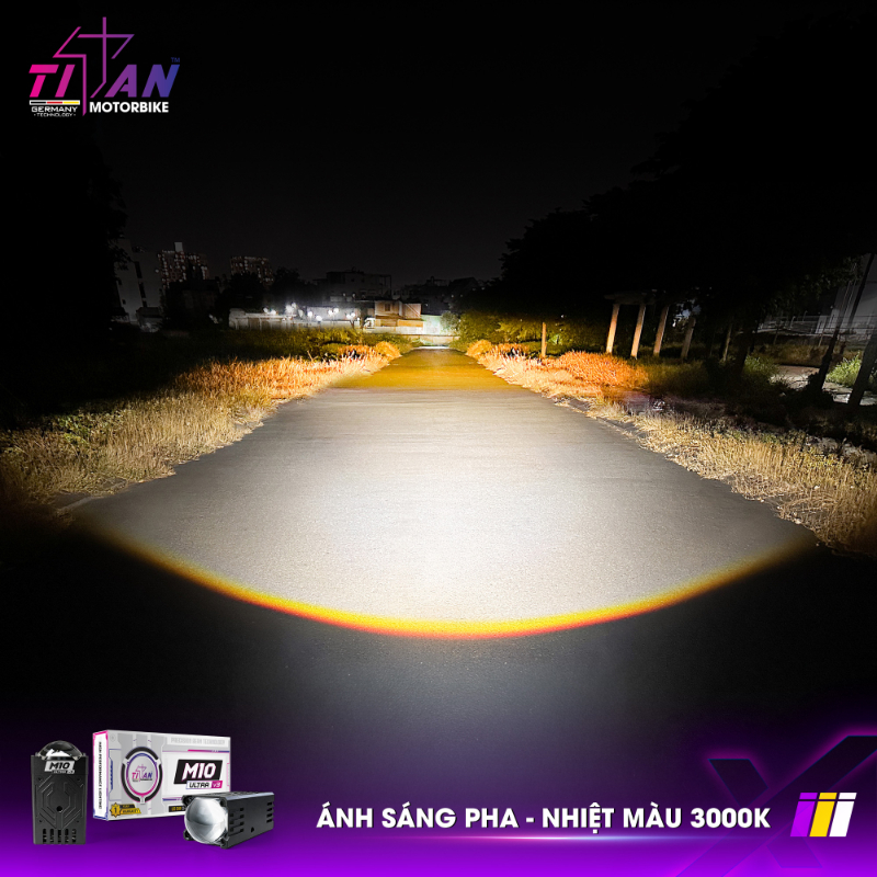 Đèn gầm dạng rời Titan Moto M10 Ultra V3