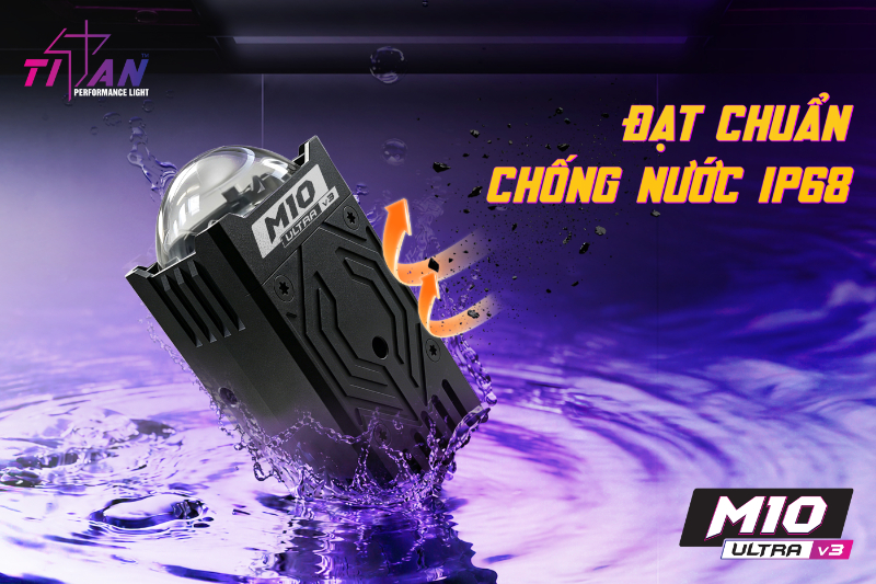 Chỉ số chống nước IP68 Titan Moto M10 Ultra V3