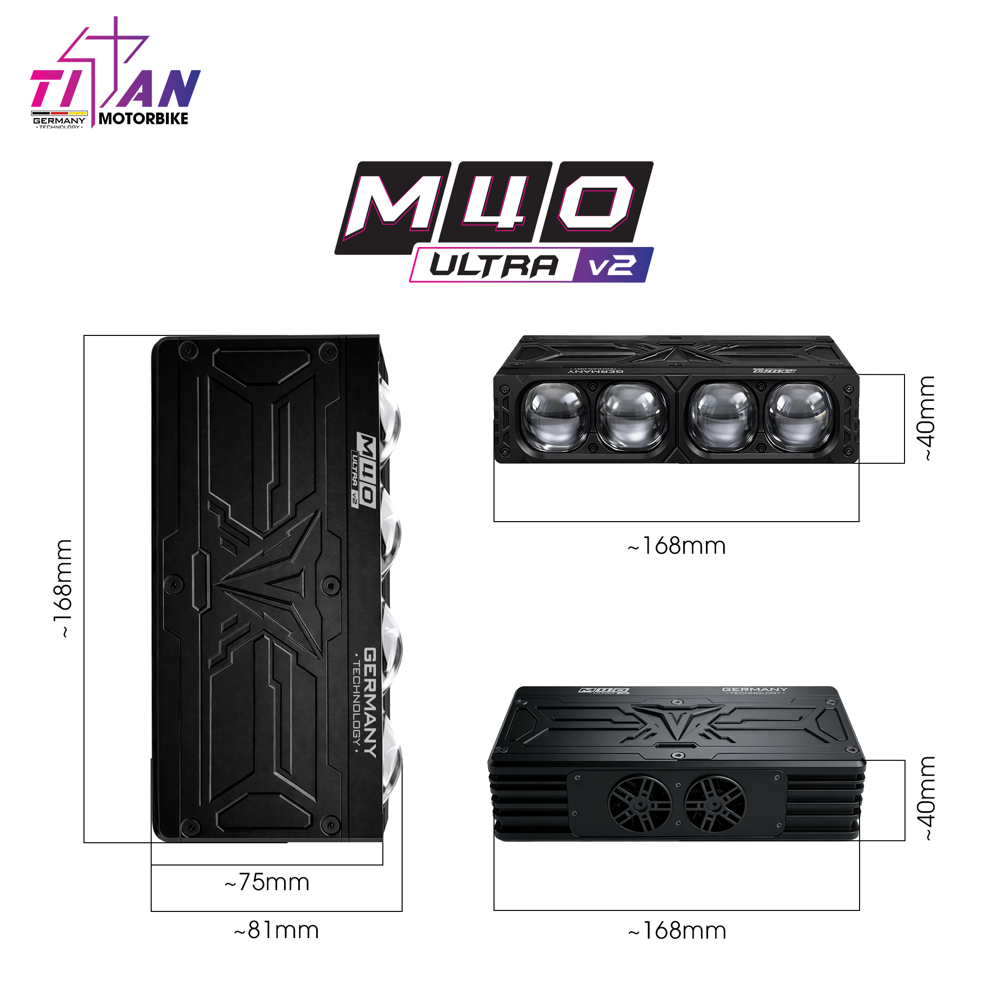 ĐÈN TRỢ SÁNG TITAN M40 ULTRA V2