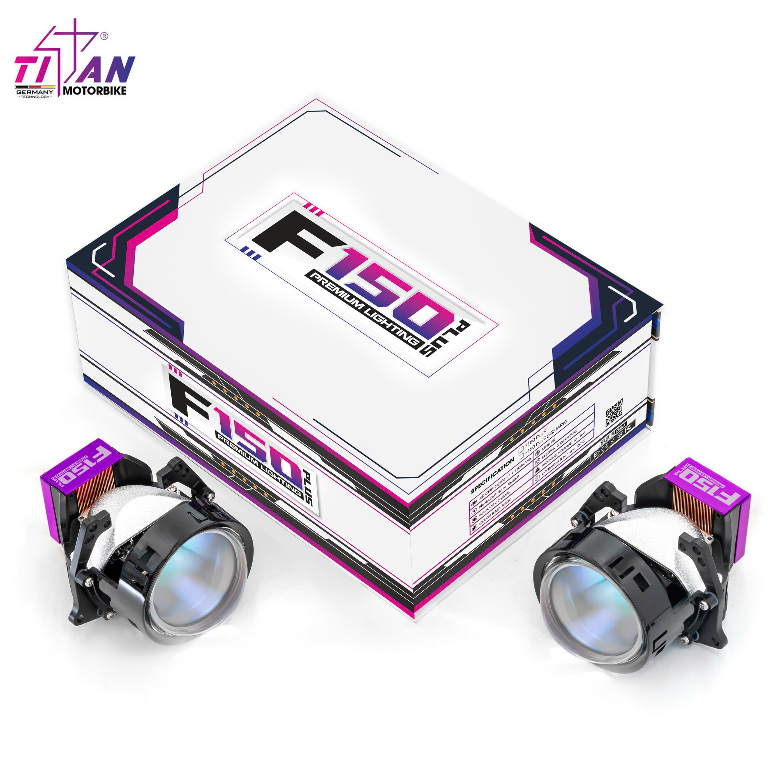 BI LED TITAN MOTO F150 PLUS V2