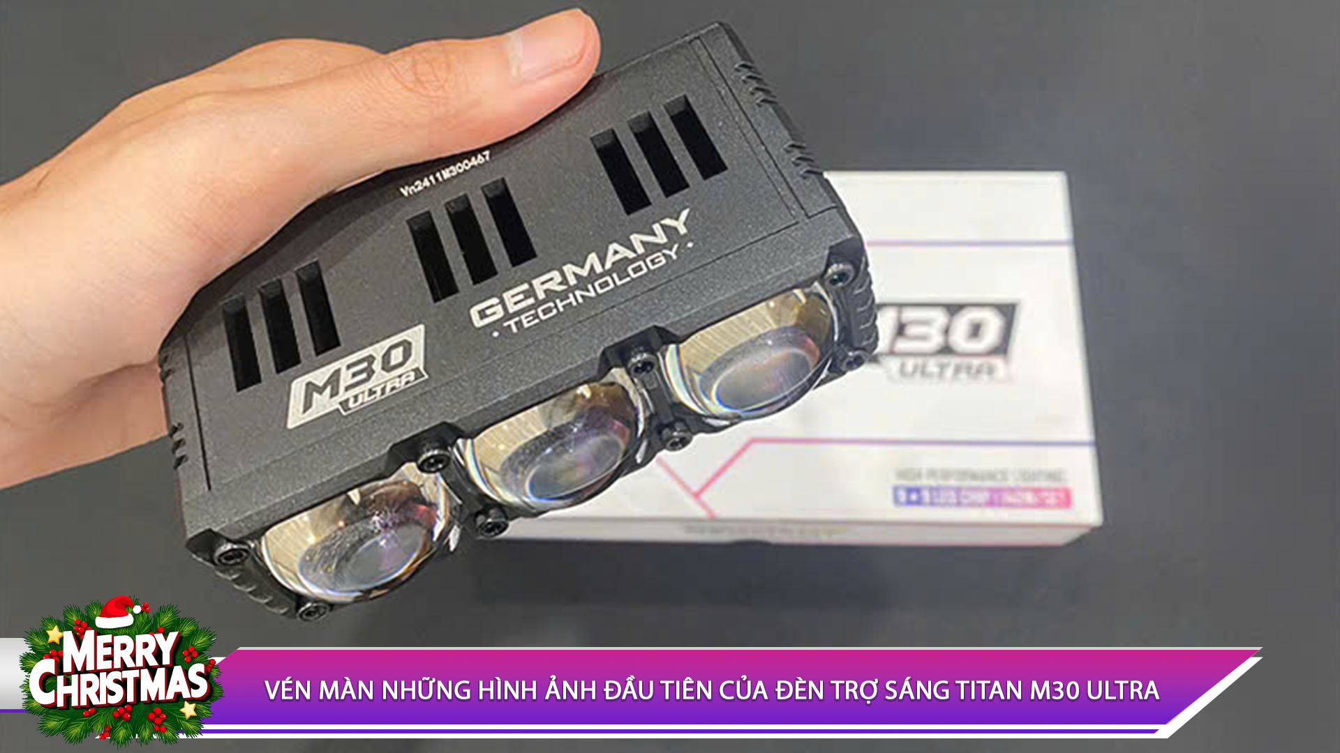 VÉN MÀN NHỮNG HÌNH ẢNH ĐẦU TIÊN CỦA ĐÈN TRỢ SÁNG TITAN M30 ULTRA