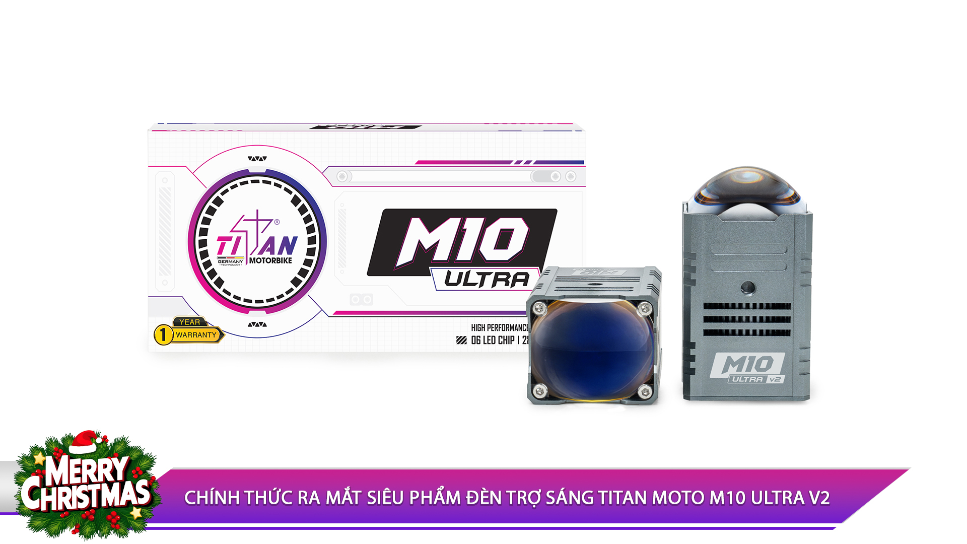 CHÍNH THỨC RA MẮT SIÊU PHẨM ĐÈN TRỢ SÁNG TITAN MOTO M10 ULTRA V2