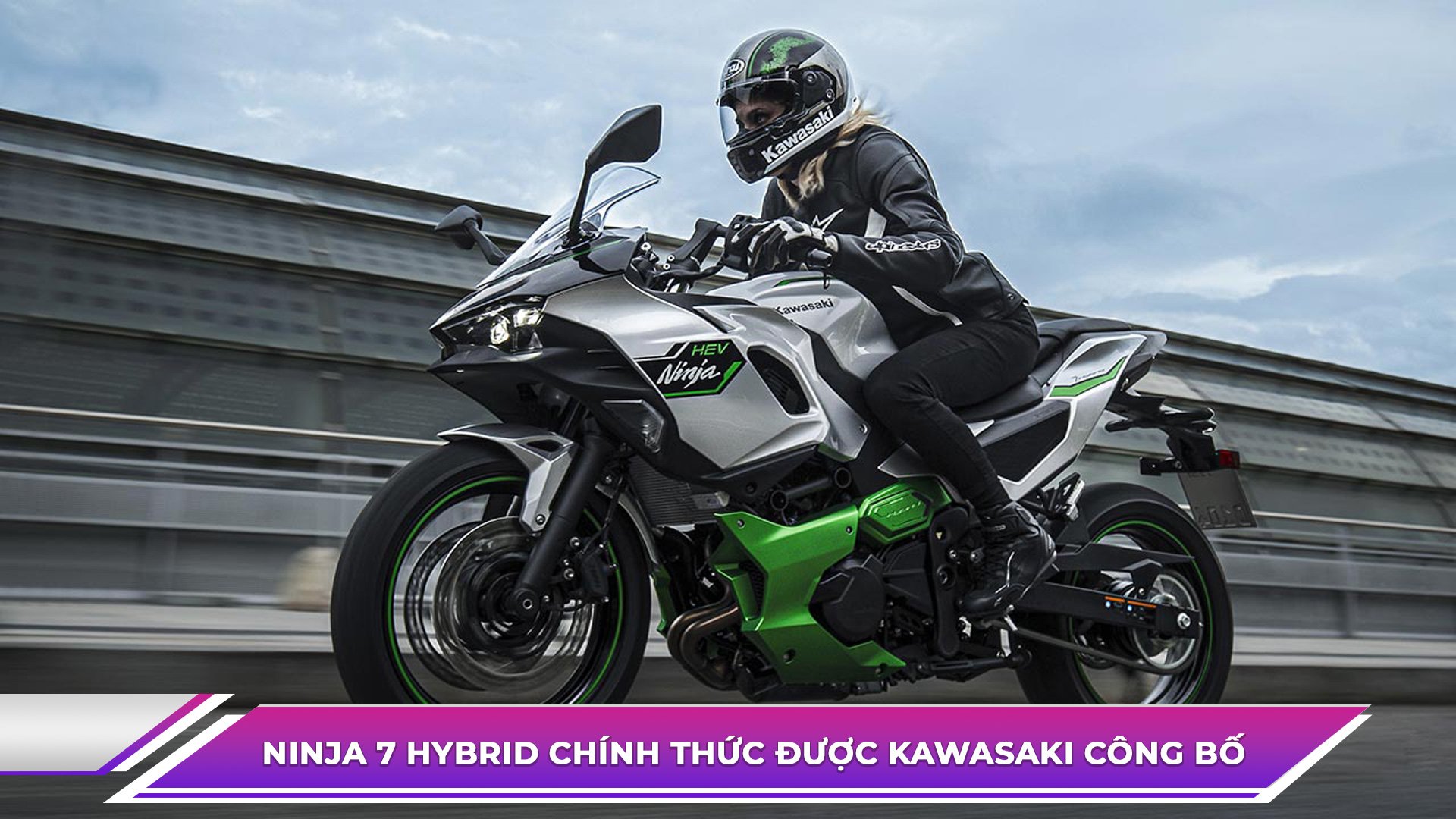 NINJA 7 HYBRID CHÍNH THỨC ĐƯỢC KAWASAKI CÔNG BỐ 