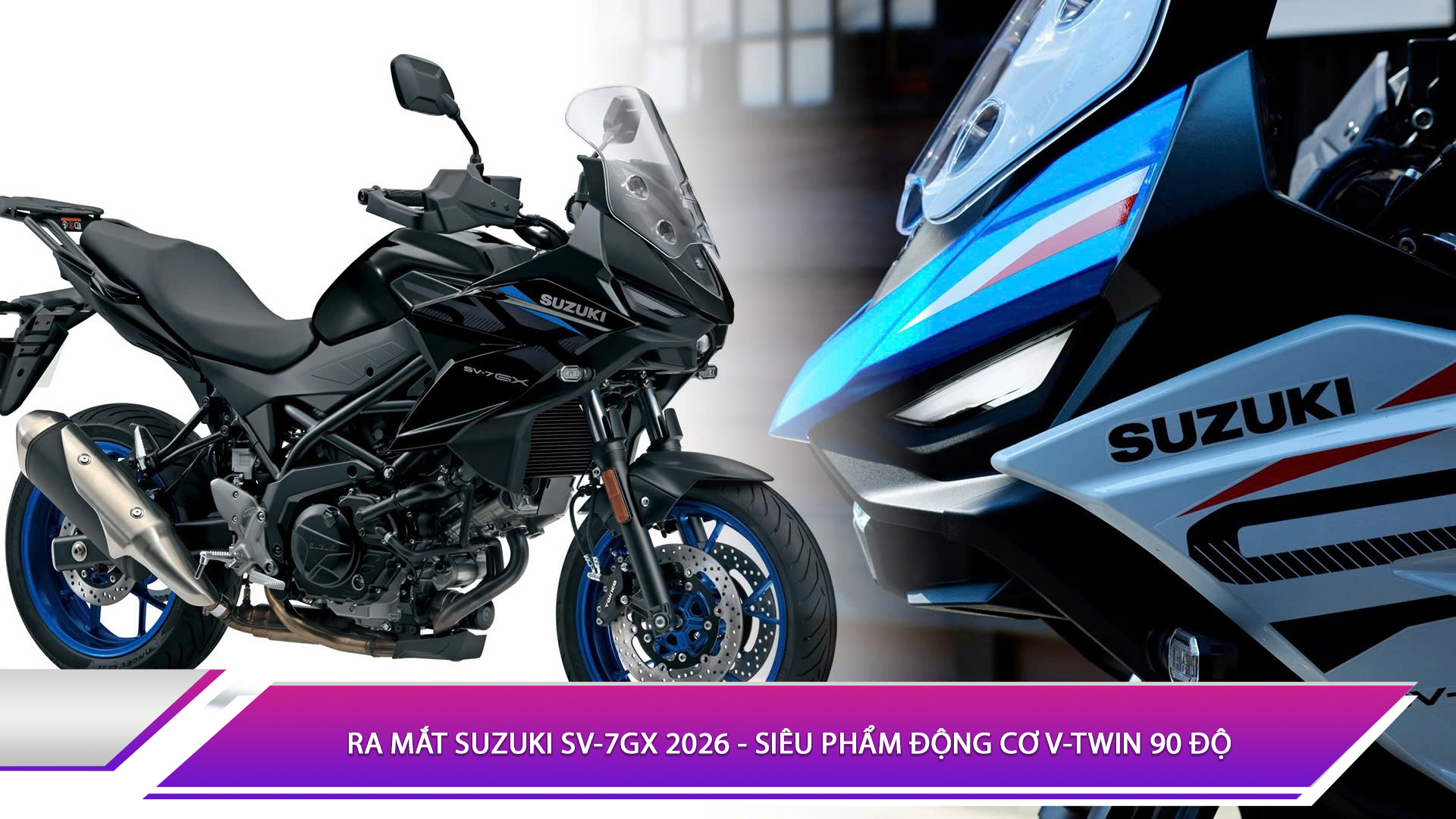 Ra mắt Suzuki SV-7GX 2026 - Siêu phẩm động cơ V-Twin 90 độ
