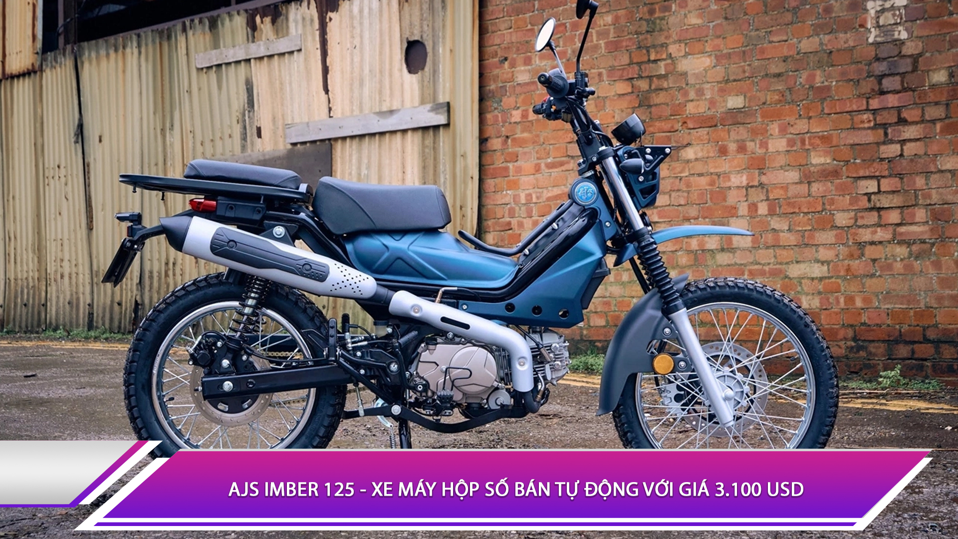 AJS Imber 125 - Xe máy hộp số bán tự động với giá 3.100 USD