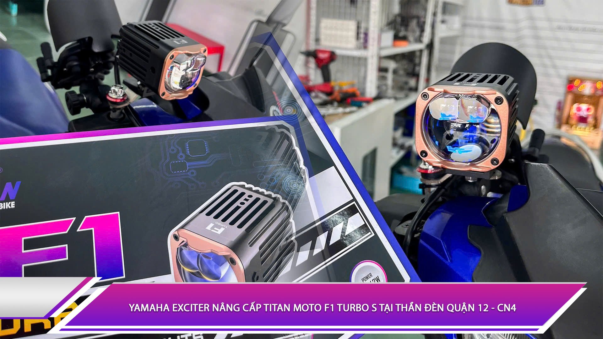 Yamaha Exciter nâng cấp Titan Moto F1 Turbo S tại Thần Đèn Quận 12 - CN4