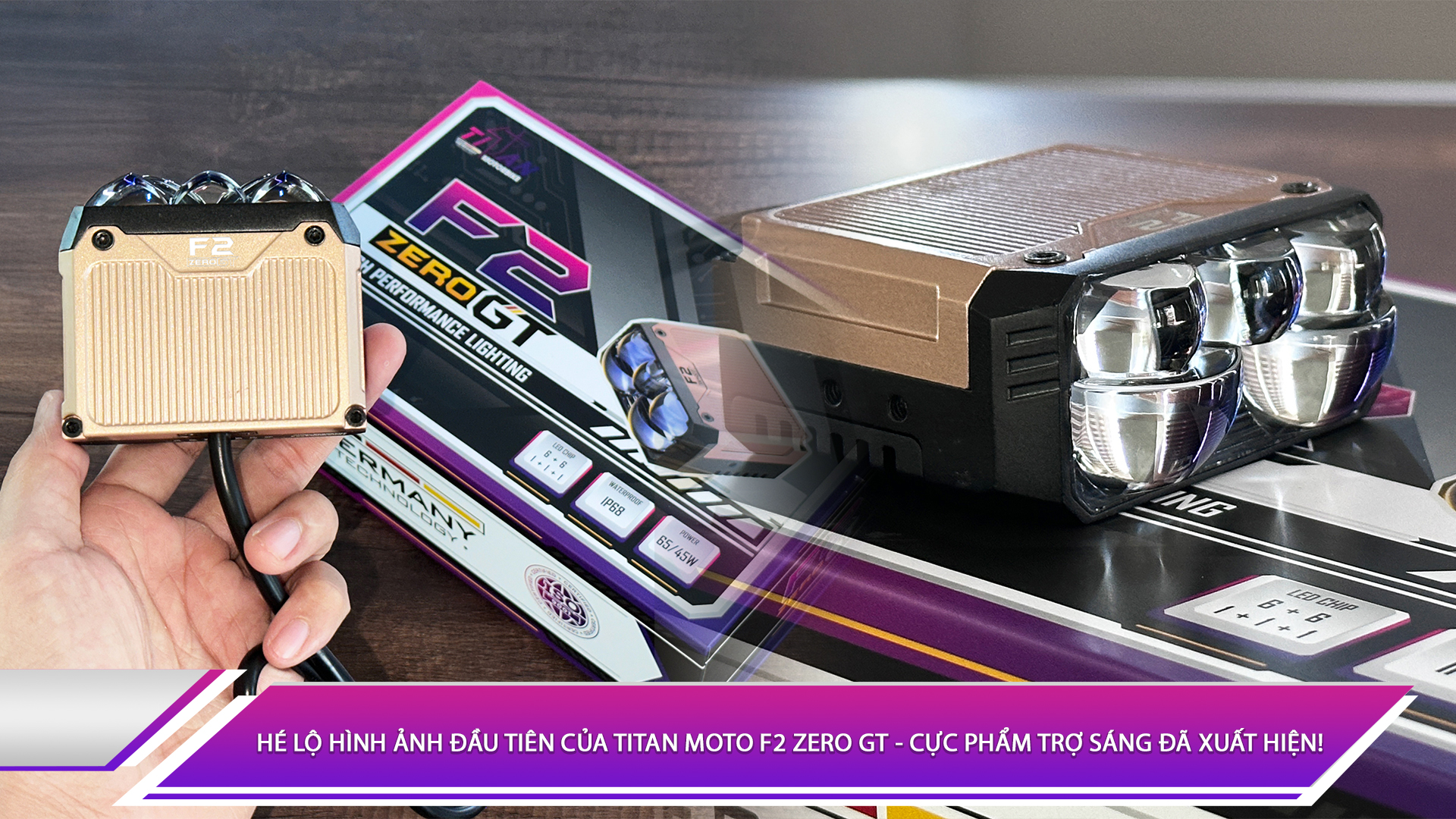 Hé lộ hình ảnh đầu tiên của Titan Moto F2 Zero GT - Cực phẩm trợ sáng đã xuất hiện!