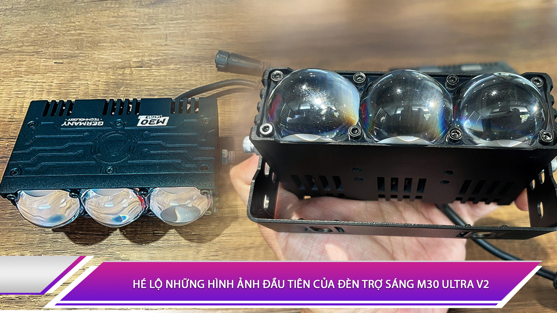 Hé lộ những hình ảnh đầu tiên của đèn trợ sáng M30 Ultra V2