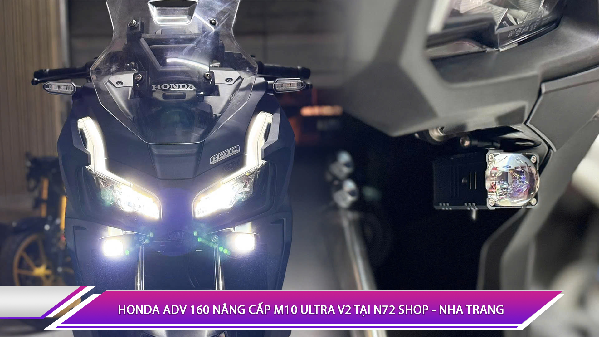 Honda ADV 160 nâng cấp M10 Ultra V2 tại N72 Shop - Nha Trang