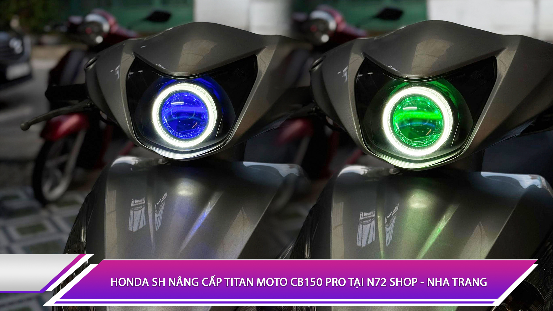 Honda SH nâng cấp Titan Moto CB150 Pro tại N72 Shop - Nha Trang