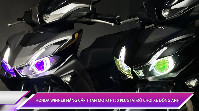 Honda Winner nâng cấp Titan Moto F150 Plus tại Đồ chơi xe Đông Anh