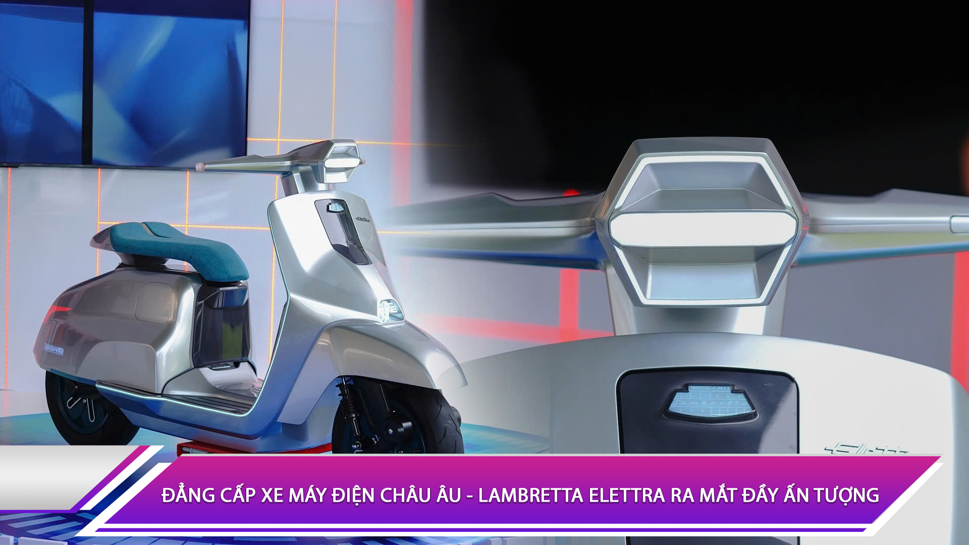 Đẳng cấp xe máy điện Châu Âu - Lambretta Elettra ra mắt đầy ấn tượng