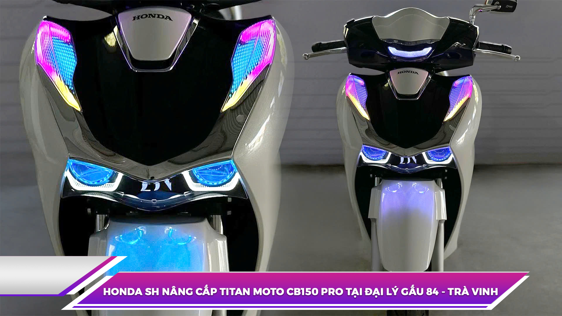 Honda SH nâng cấp Titan Moto CB150 Pro tại đại lý Gấu 84 - Trà Vinh