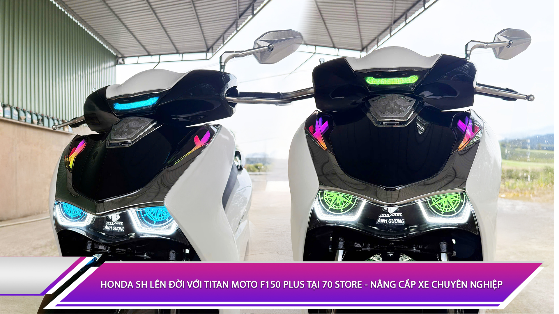 Honda SH lên đời với Titan Moto F150 Plus tại 70 Store - Nâng cấp xe chuyên nghiệp