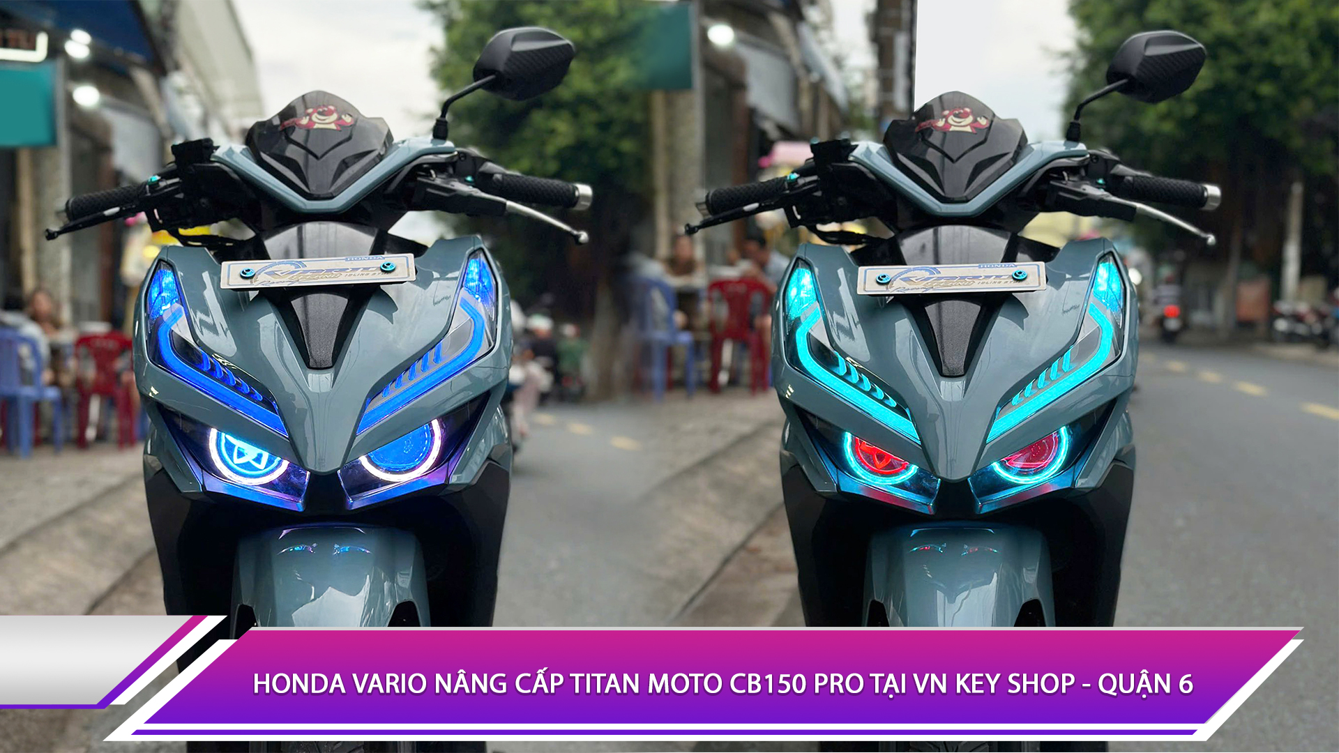 Honda Vario nâng cấp Titan Moto CB150 Pro tại VN Key Shop - Quận 6