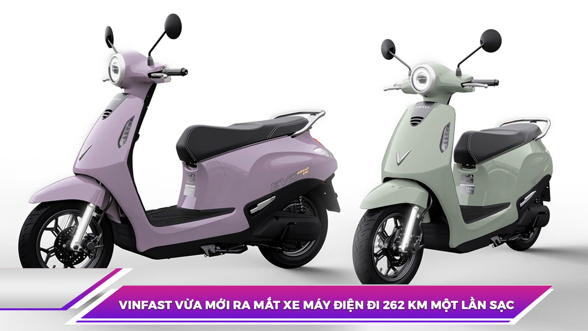 Vinfast vừa mới ra mắt xe máy điện đi 262 km một lần sạc