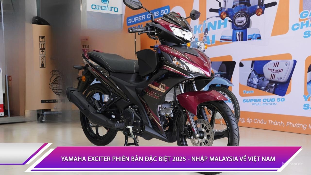 Yamaha Exciter phiên bản đặc biệt 2025 - Nhập Malaysia về Việt Nam