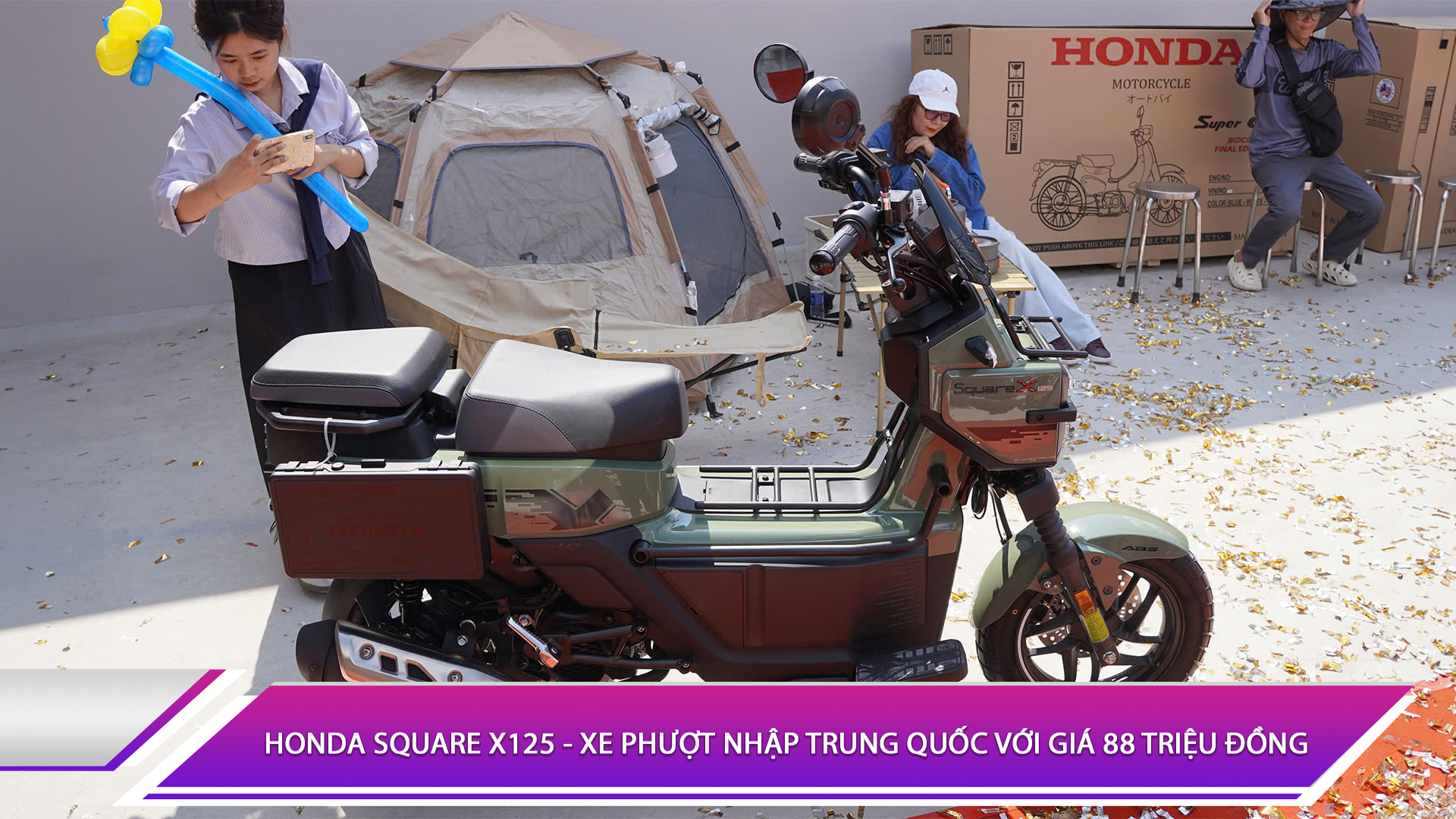 Honda Square X125 - Xe phượt nhập Trung Quốc với giá 88 triệu đồng