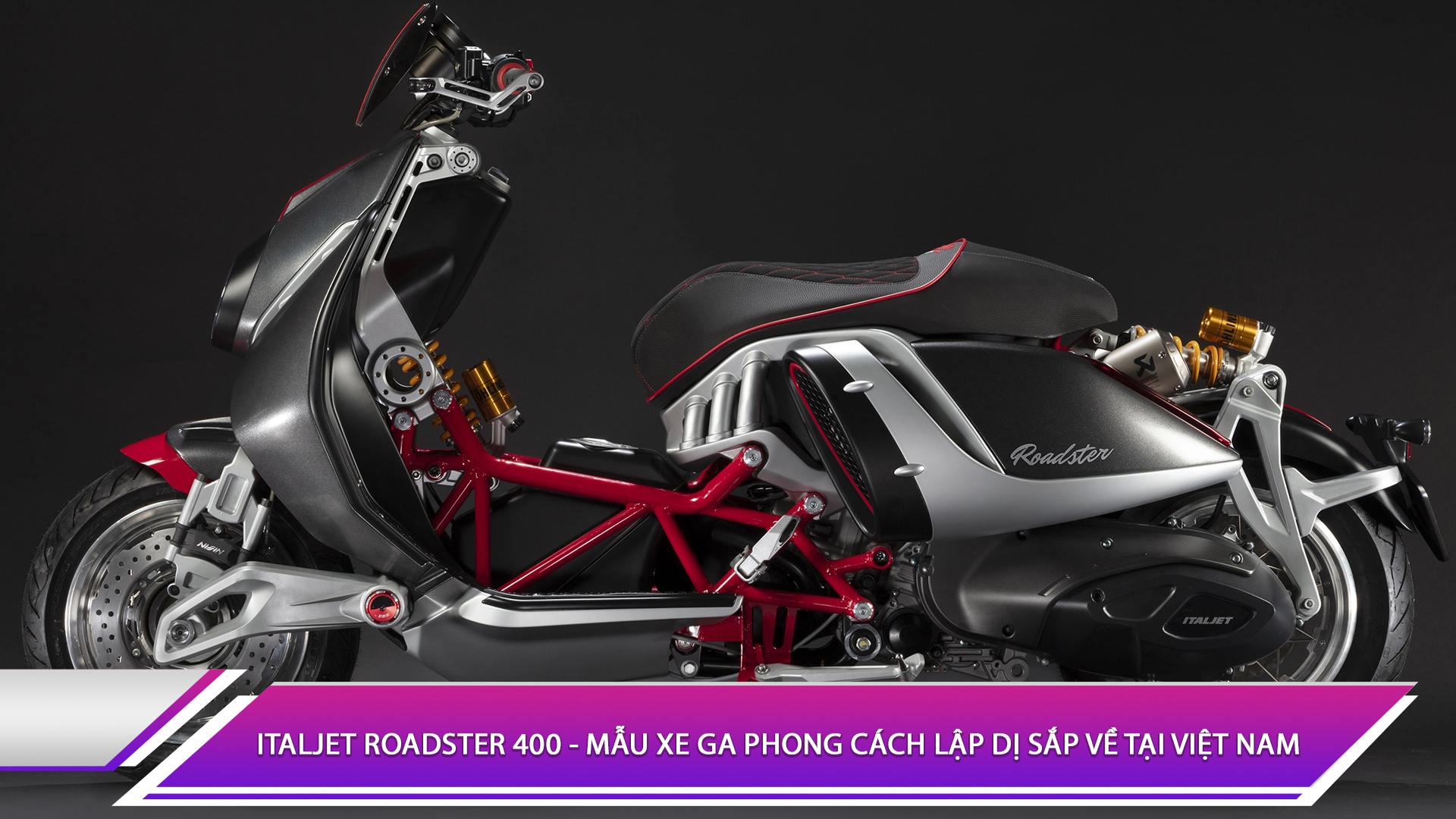 Italjet Roadster 400 - Mẫu xe ga phong cách lập dị sắp về tại Việt Nam