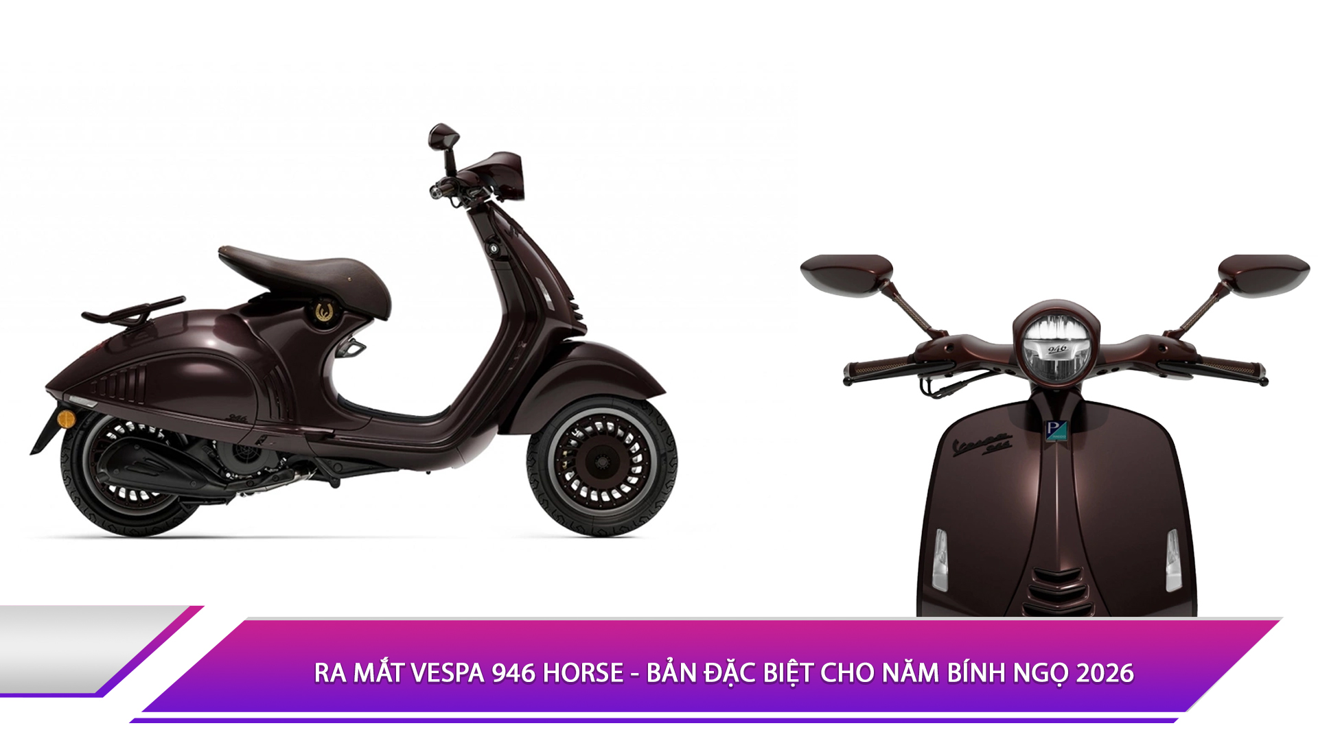 Ra mắt Vespa 946 Horse - Bản đặc biệt cho năm Bính Ngọ 2026
