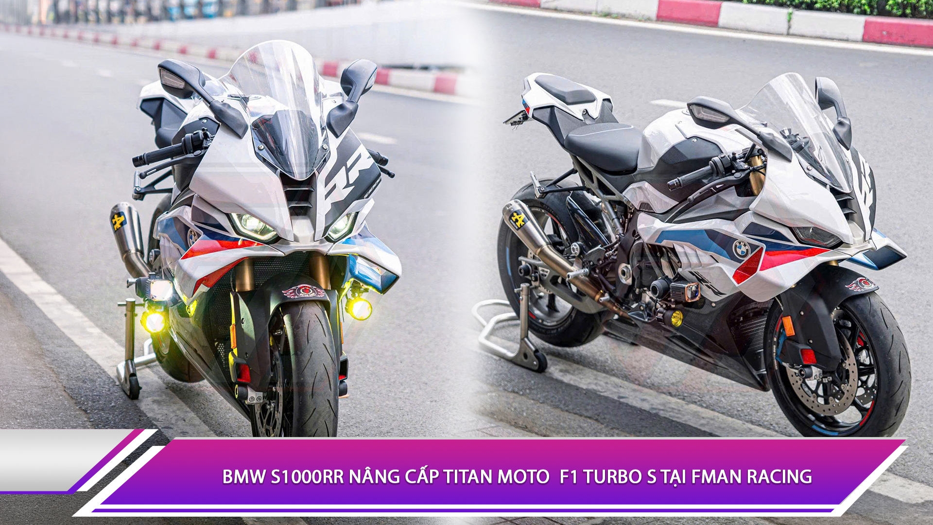 BMW S1000RR nâng cấp Titan Moto  F1 Turbo S tại Fman Racing