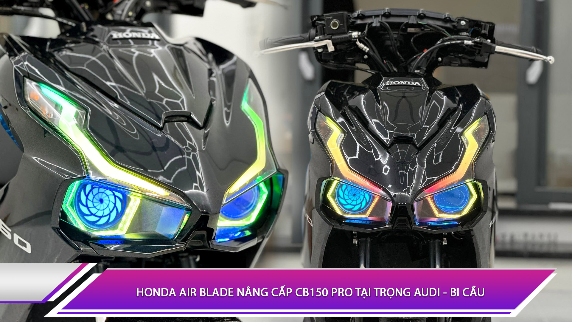 Honda Air Blade nâng cấp CB150 Pro tại Trọng Audi - Bi cầu