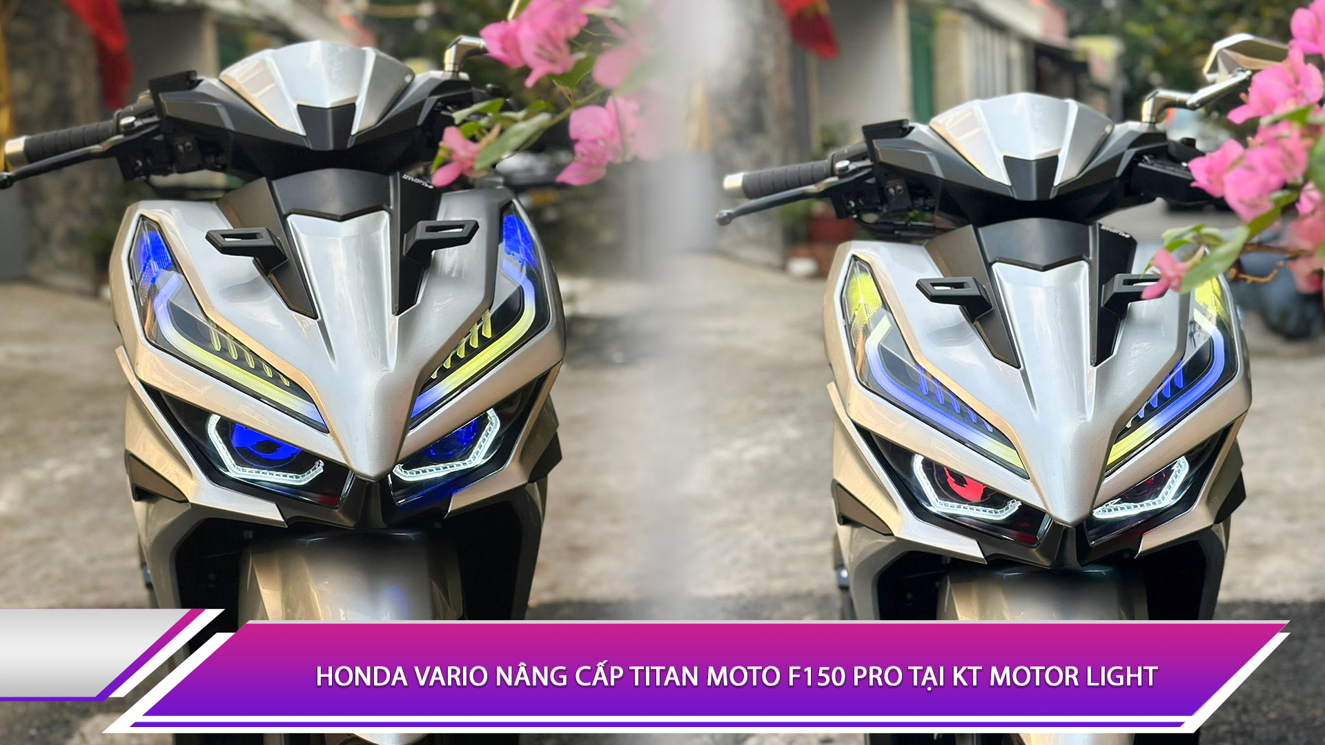 Honda Vario nâng cấp Titan Moto F150 Pro tại KT Motor Light