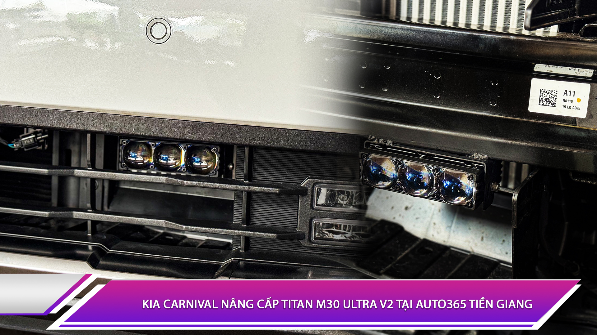 Kia Carnival nâng cấp Titan M30 Ultra V2 tại Auto365 Tiền Giang