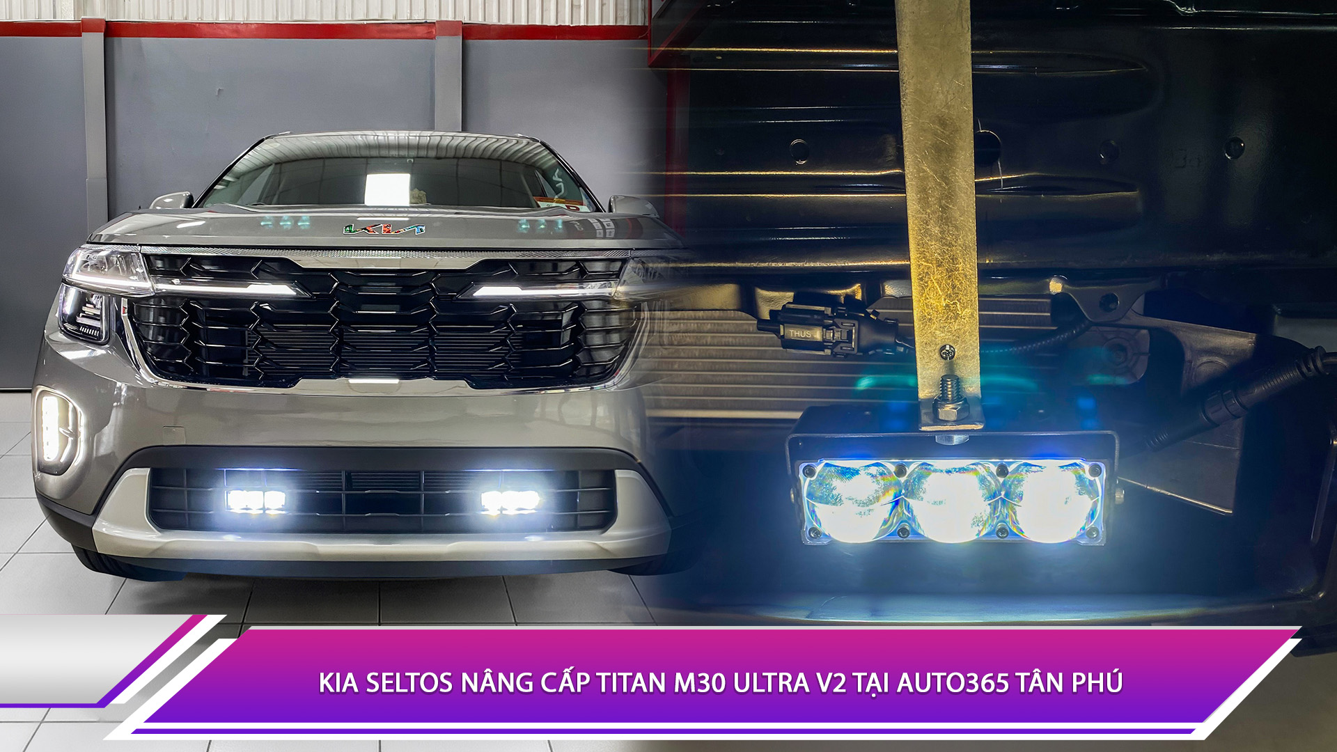 Kia Seltos nâng cấp Titan M30 Ultra V2 tại Auto365 Tân Phú