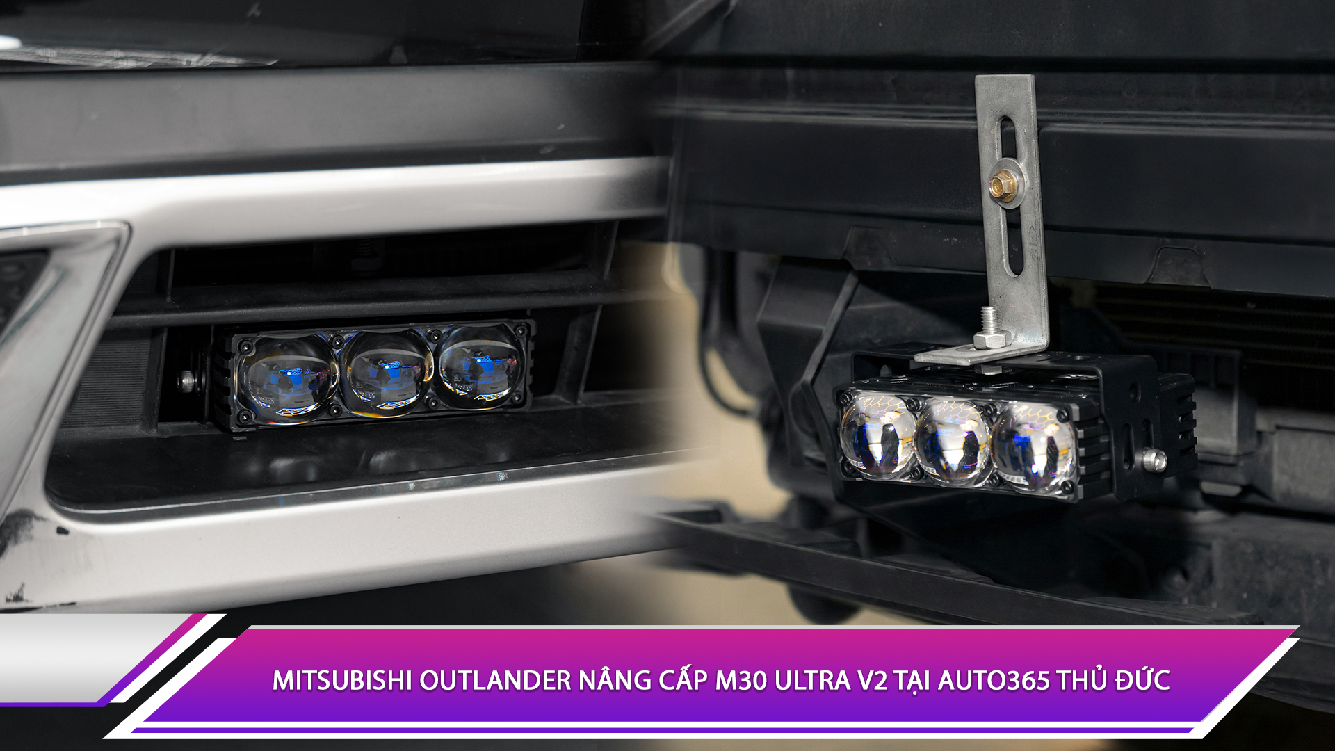 Mitsubishi Outlander nâng cấp M30 Ultra V2 tại Auto365 Thủ Đức