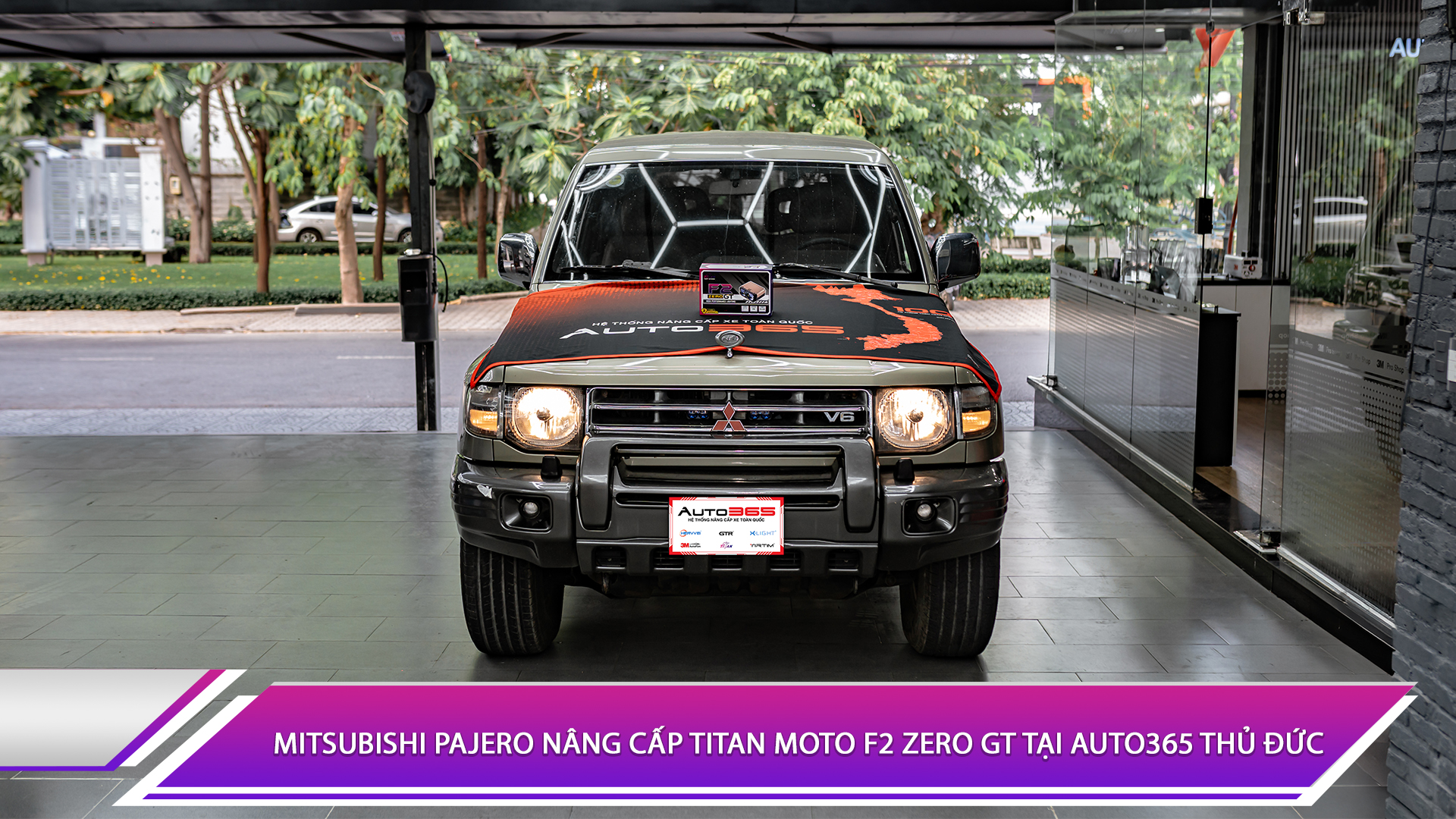 Mitsubishi Pajero nâng cấp Titan Moto F2 Zero GT tại Auto365 Thủ Đức