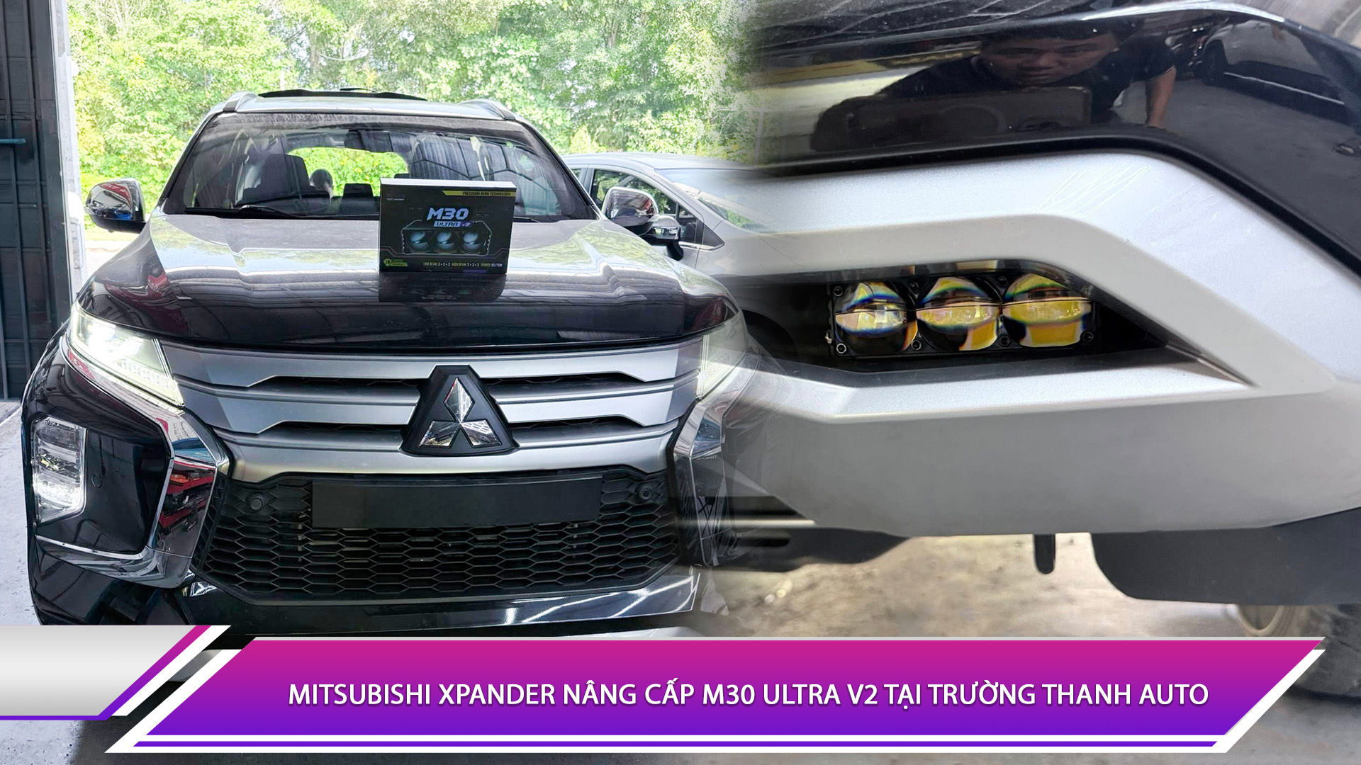 Mitsubishi Xpander nâng cấp M30 Ultra V2 tại Trường Thanh Auto