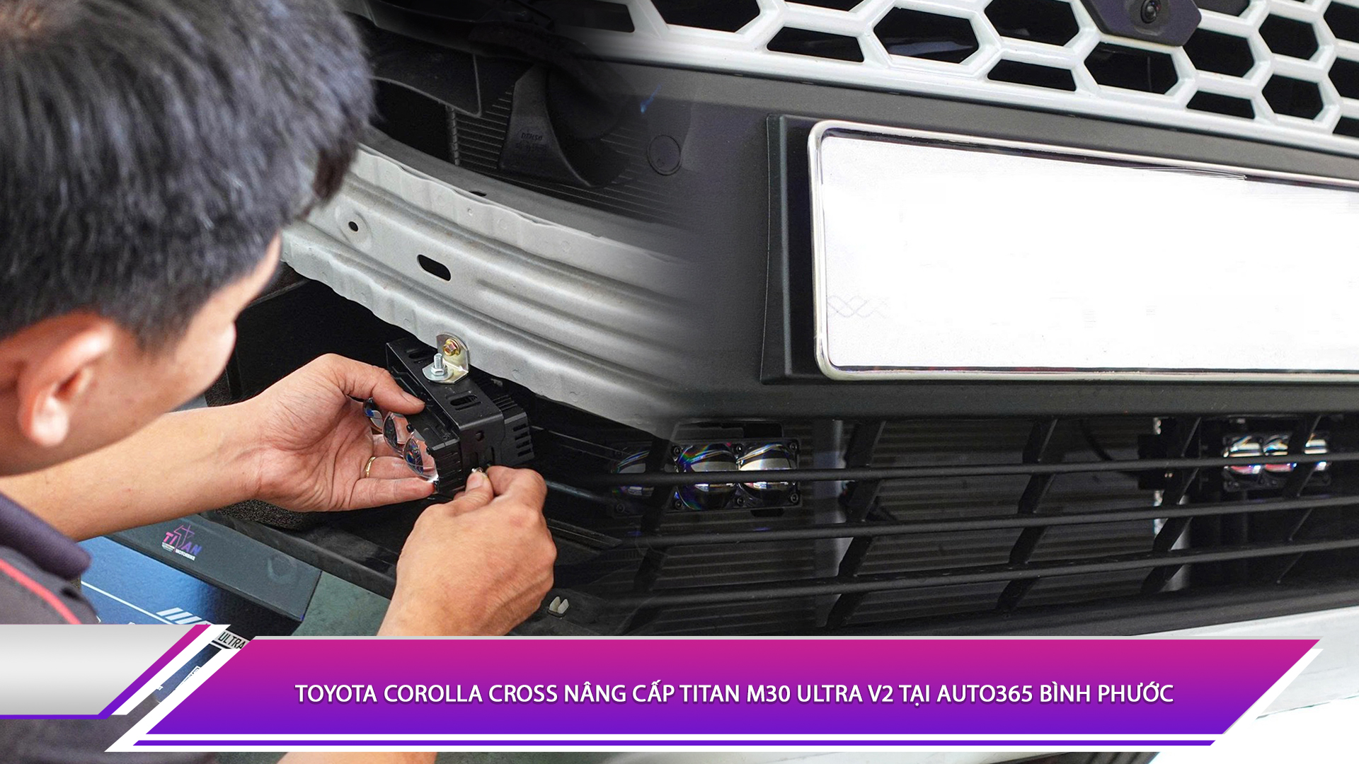 Toyota Corolla Cross nâng cấp Titan M30 Ultra V2 tại Auto365 Bình Phước