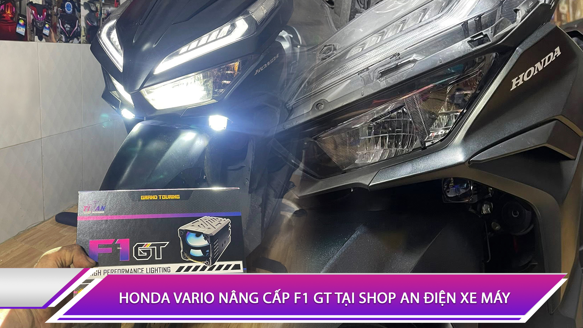 Honda Vario nâng cấp F1 GT tại Shop An Điện Xe Máy