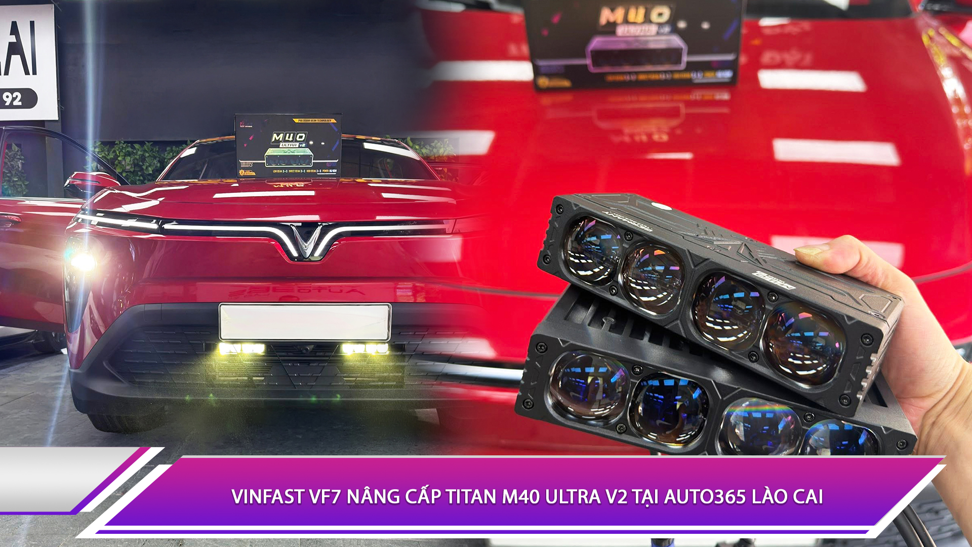 Vinfast VF7 nâng cấp Titan M40 Ultra V2 tại Auto365 Lào Cai