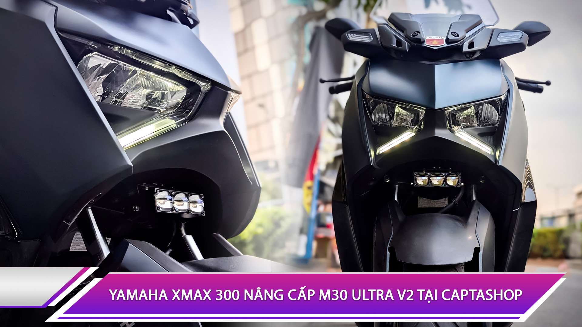 Yamaha Xmax 300 nâng cấp M30 Ultra V2 tại Captashop